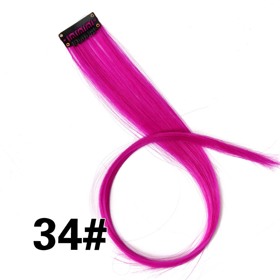 KTX-001683 18-Inch Wig Hair Extension in Vibrant Color with Natural Appearance
