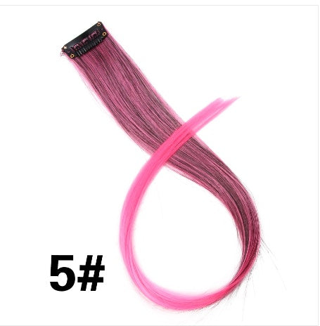 KTX-001683 18-Inch Wig Hair Extension in Vibrant Color with Natural Appearance