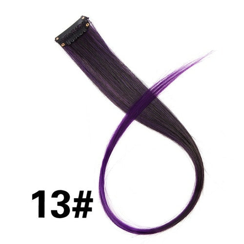 KTX-001683 18-Inch Wig Hair Extension in Vibrant Color with Natural Appearance
