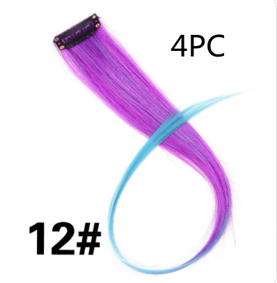 KTX-001683 18-Inch Wig Hair Extension in Vibrant Color with Natural Appearance