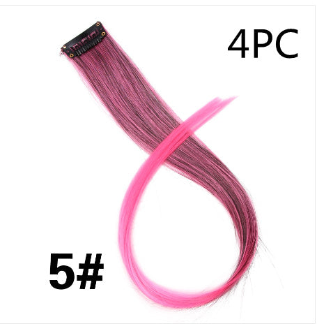 KTX-001683 18-Inch Wig Hair Extension in Vibrant Color with Natural Appearance