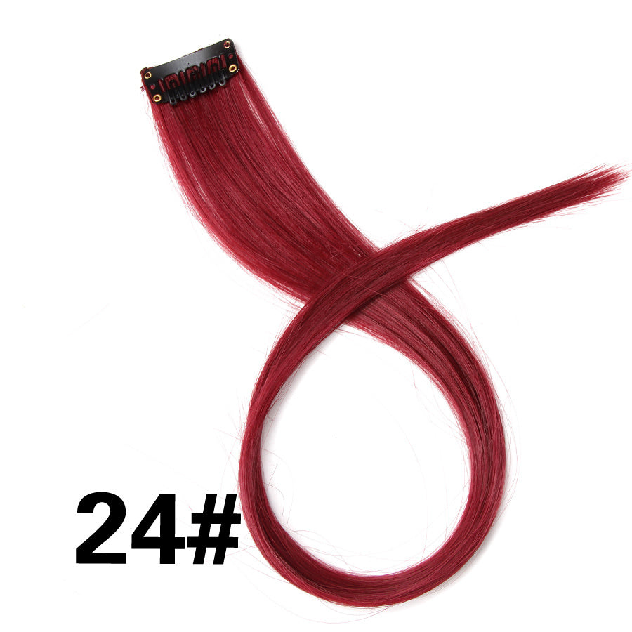 KTX-001683 18-Inch Wig Hair Extension in Vibrant Color with Natural Appearance