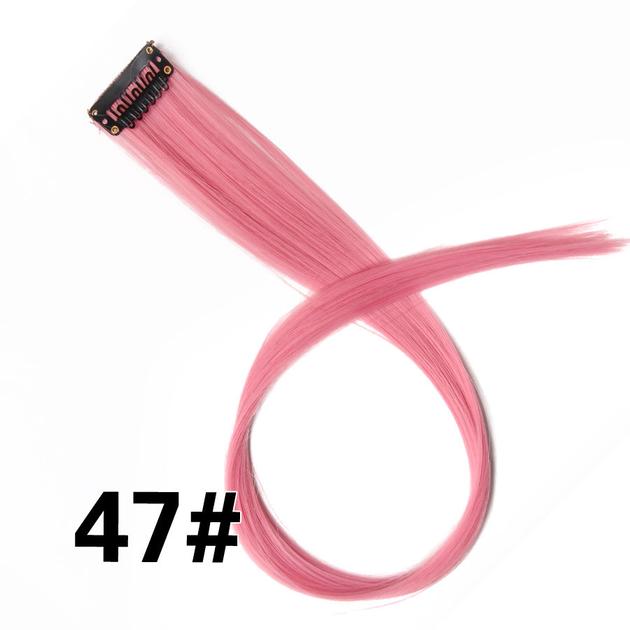 KTX-001683 18-Inch Wig Hair Extension in Vibrant Color with Natural Appearance