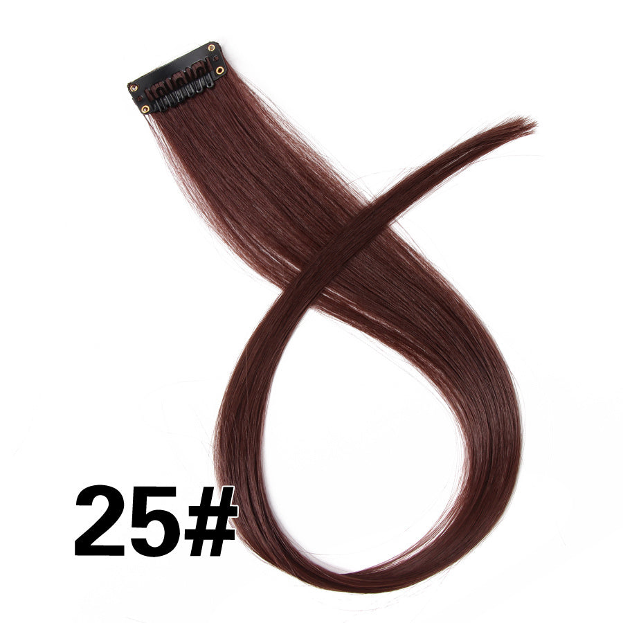 KTX-001683 18-Inch Wig Hair Extension in Vibrant Color with Natural Appearance