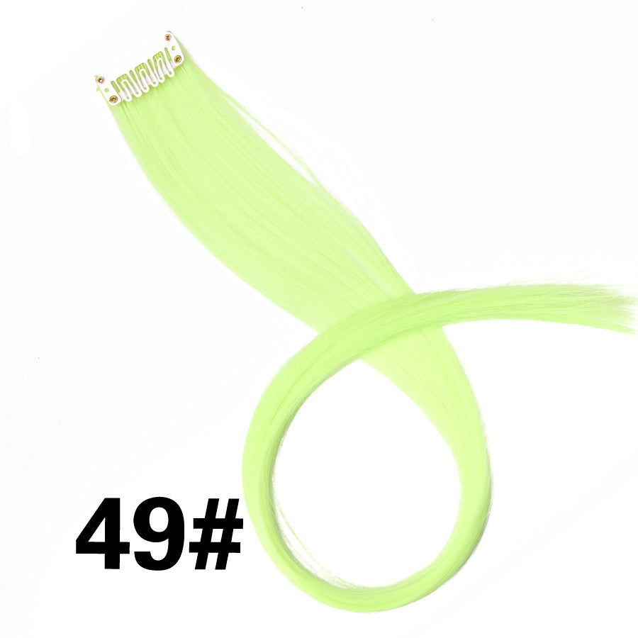 KTX-001683 18-Inch Wig Hair Extension in Vibrant Color with Natural Appearance