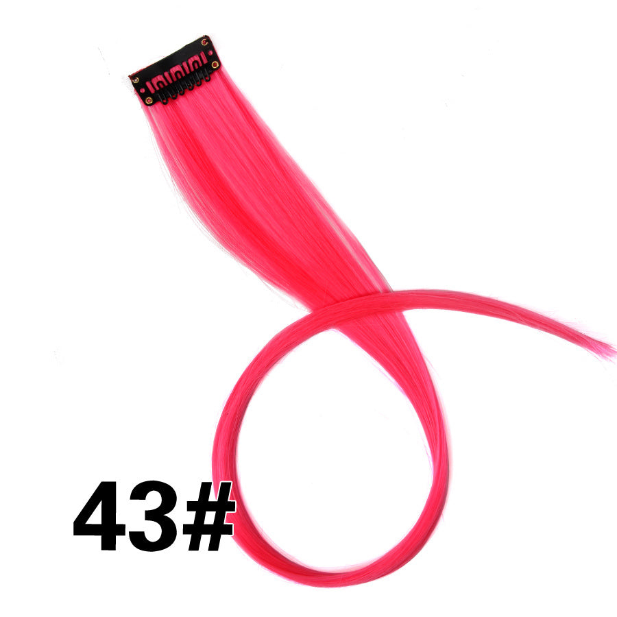KTX-001683 18-Inch Wig Hair Extension in Vibrant Color with Natural Appearance