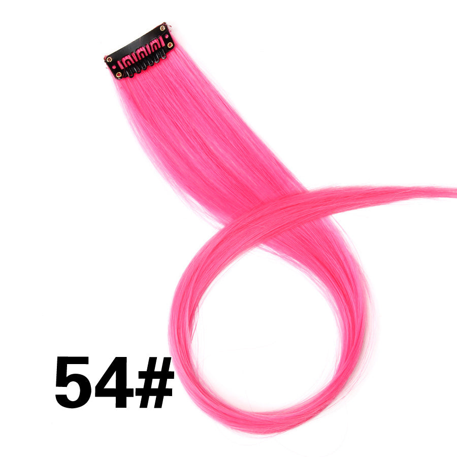KTX-001683 18-Inch Wig Hair Extension in Vibrant Color with Natural Appearance