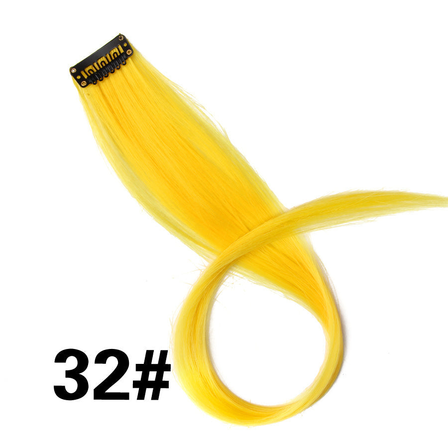 KTX-001683 18-Inch Wig Hair Extension in Vibrant Color with Natural Appearance