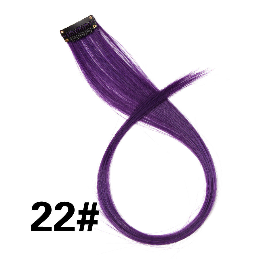 KTX-001683 18-Inch Wig Hair Extension in Vibrant Color with Natural Appearance