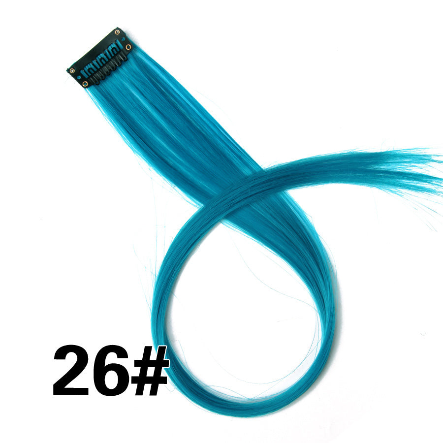 KTX-001683 18-Inch Wig Hair Extension in Vibrant Color with Natural Appearance