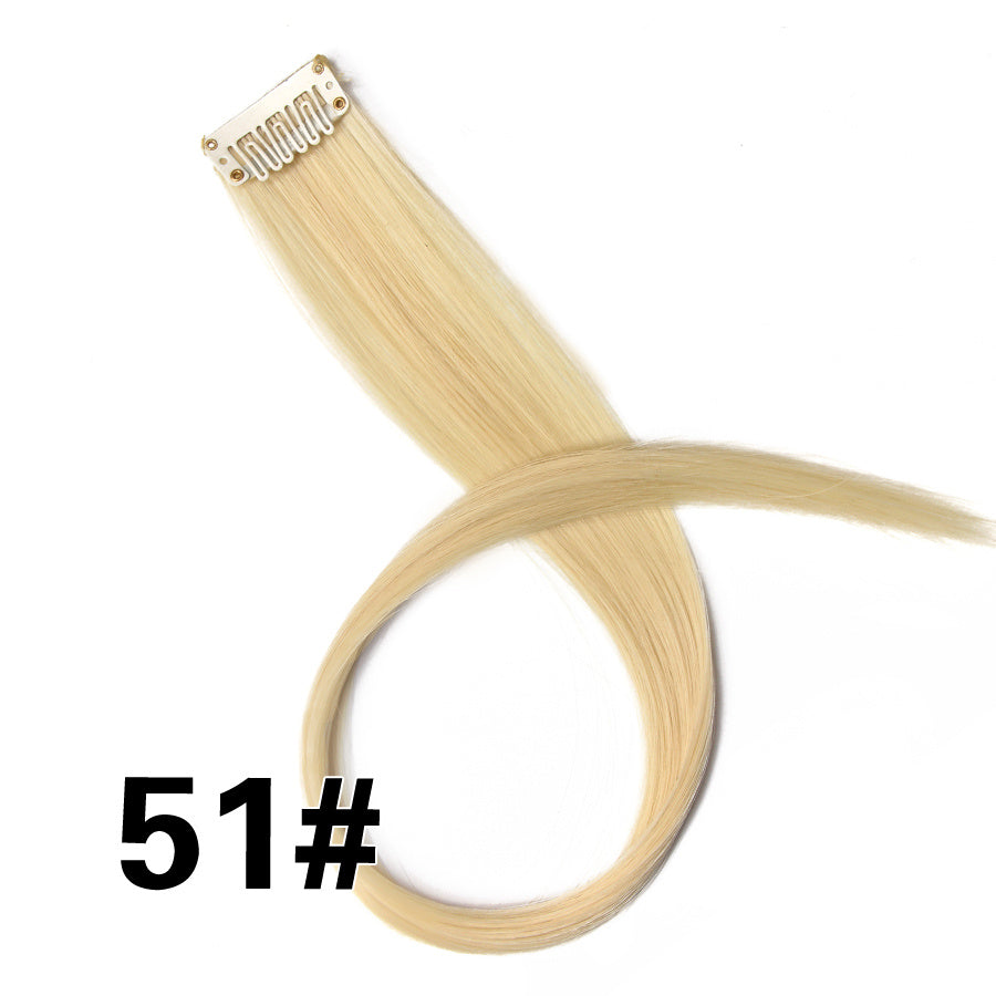 KTX-001683 18-Inch Wig Hair Extension in Vibrant Color with Natural Appearance