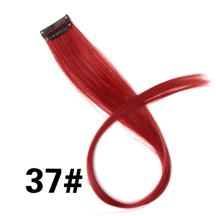 KTX-001683 18-Inch Wig Hair Extension in Vibrant Color with Natural Appearance