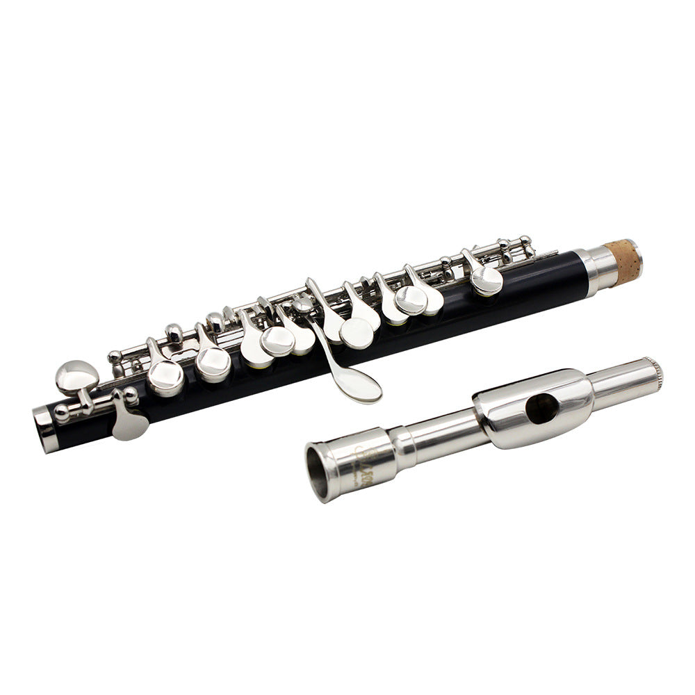 KTX-714195 C Key Piccolo with Bakelite Tube Body and Silver Plated Finish for Beginners and Professionals