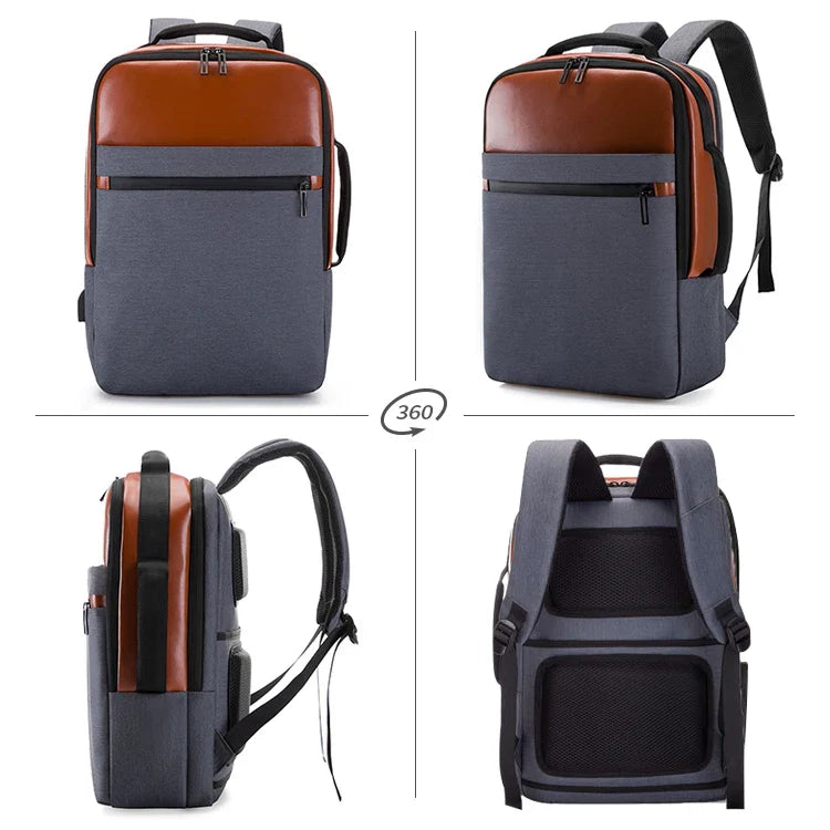 KTX-920979 Stylish Business Travel Laptop Backpack for Men with Organised Compartments