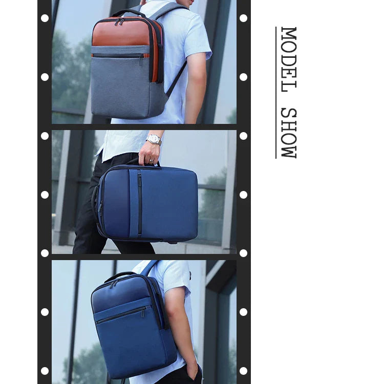 KTX-920979 Stylish Business Travel Laptop Backpack for Men with Organised Compartments