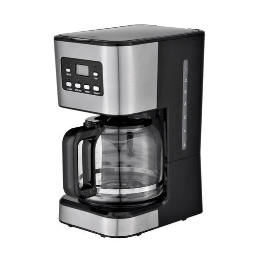 KTX-081875 12-Cup Permanent Filter Drip Coffee Maker for Household Use