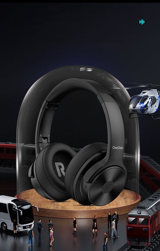 KTX-588947 Oneodio Wireless Bluetooth Headset with Active Noise Cancellation and Subwoofer, Dual Purpose Wired and Bluetooth Connectivity