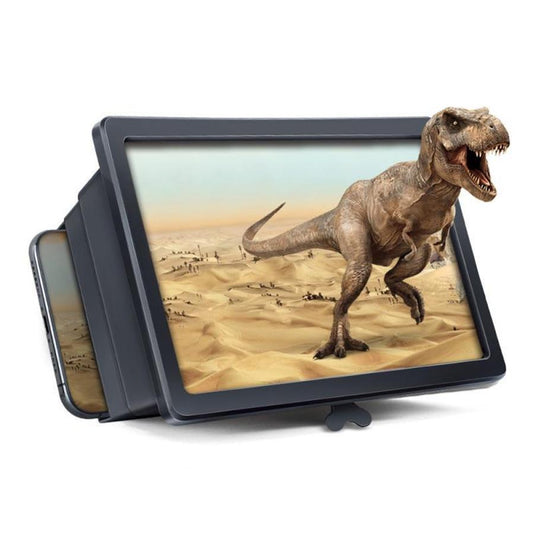 KTX-981523 Portable Large Screen HD Blu-ray Projector Box in Black - Compact Design with PVC & ABS Material