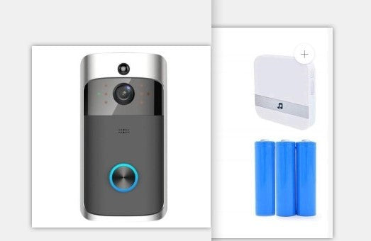 KTX-044755 Wireless Video Doorbell Camera with Night Vision and Two-Way Audio