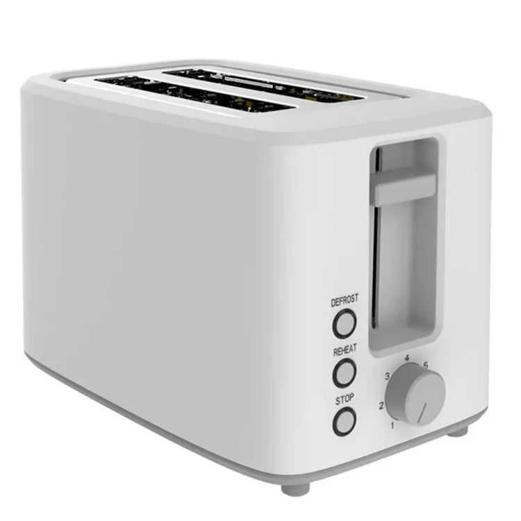 KTX-550995 Two-Slice Electric Toaster with Defrost, Reheat, Cancel Functions and 7-Level Browning Control, 700W, 100V-240V