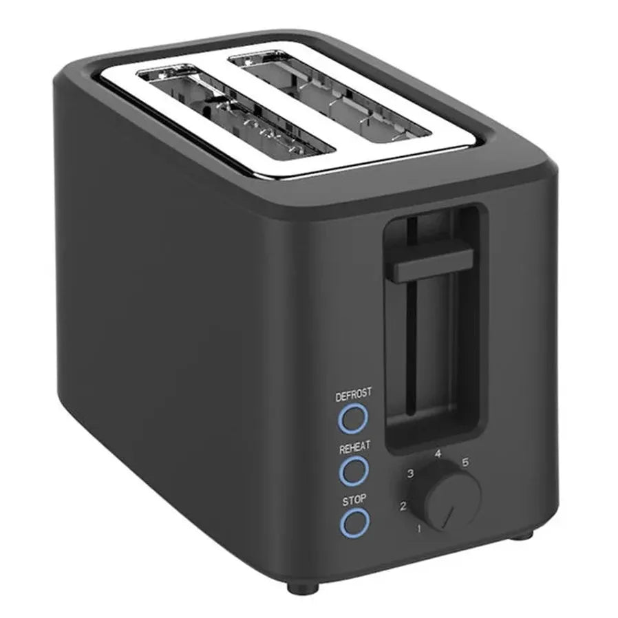 KTX-550995 Two-Slice Electric Toaster with Defrost, Reheat, Cancel Functions and 7-Level Browning Control, 700W, 100V-240V