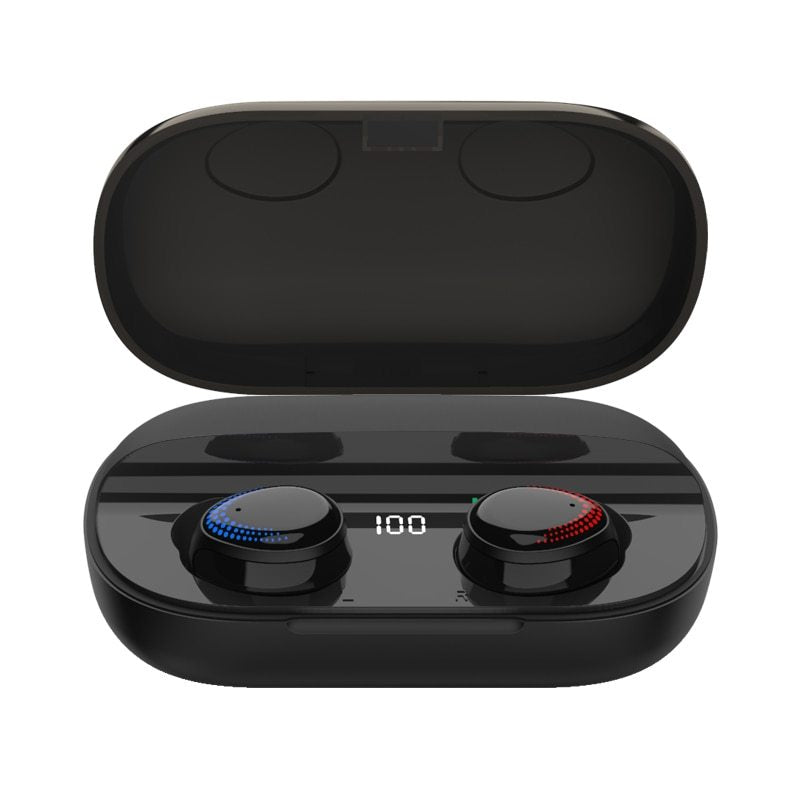 KTX-918483 Bluetooth Stereo Headset with Digital Display and 10M Transmission Range