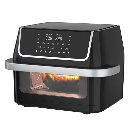 KTX-925779 10L Dual-Core Air Fryer with Large Capacity and Visual Oven Window for Multifunctional Cooking and Grilling