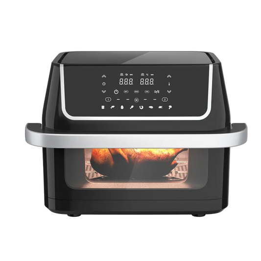 KTX-925779 10L Dual-Core Air Fryer with Large Capacity and Visual Oven Window for Multifunctional Cooking and Grilling