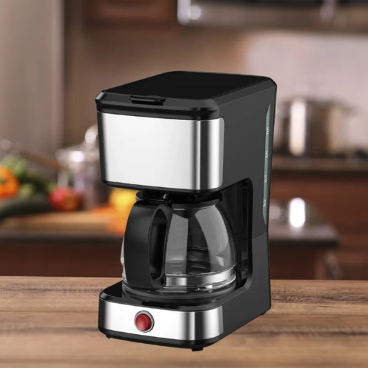 KTX-984723 5-Cup Drip Coffee Maker with Clear Water Level Indicator for Ground Coffee and Coffee Pot