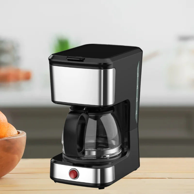 KTX-984723 5-Cup Drip Coffee Maker with Clear Water Level Indicator for Ground Coffee and Coffee Pot