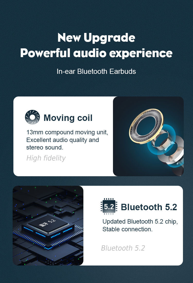 KTX-245011 Third Generation Wireless Bluetooth Headset with Noise Reduction and Voice Control