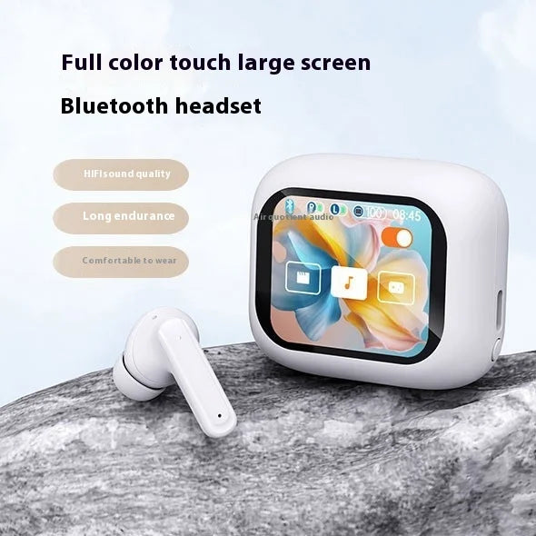 KTX-755923 AI Translation Headset with Color Screen and Long Battery Life for Bluetooth Simultaneous Interpretation