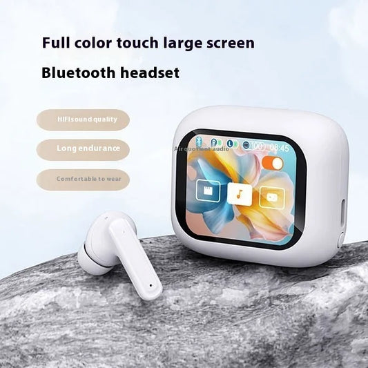 KTX-755923 AI Translation Headset with Color Screen and Long Battery Life for Bluetooth Simultaneous Interpretation