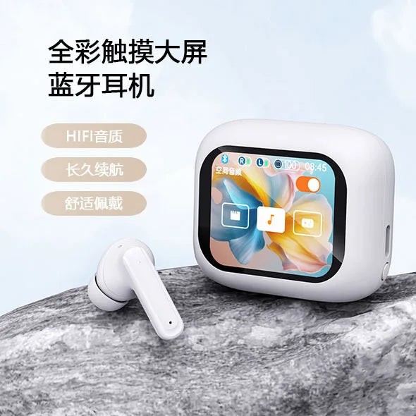KTX-755923 AI Translation Headset with Color Screen and Long Battery Life for Bluetooth Simultaneous Interpretation