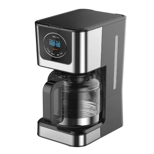 KTX-556435 Touch Panel Drip Coffee Maker for 10-12 Cups with High-Resistant Glass Pot