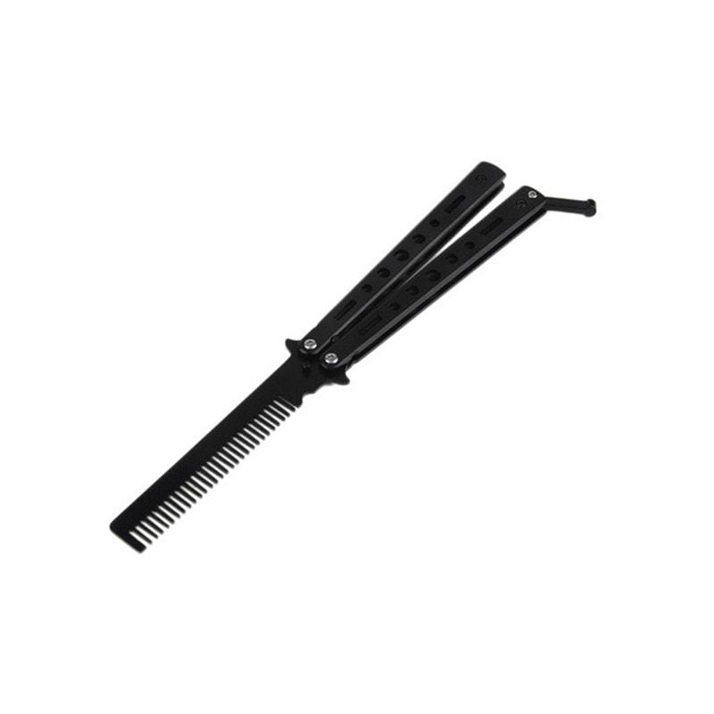 KTX-074963 Stainless Steel Outdoor Spin Comb - 22cm Length, Versatile Tool for Various Activities