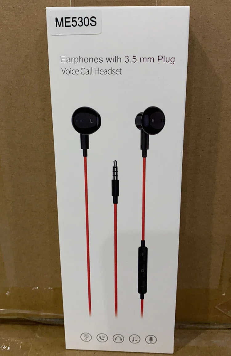 KTX-075539 Magnetic Wired Earbuds with Microphone and Volume Control for iPhone and iPad - White Sports Earphones