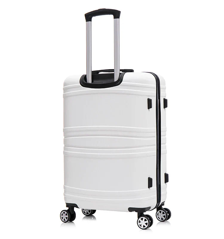 KTX-013843 Fashionable 3-Piece Travel Trolley Suitcase Set with Double Wheels – 20"/24"/28" Sizes