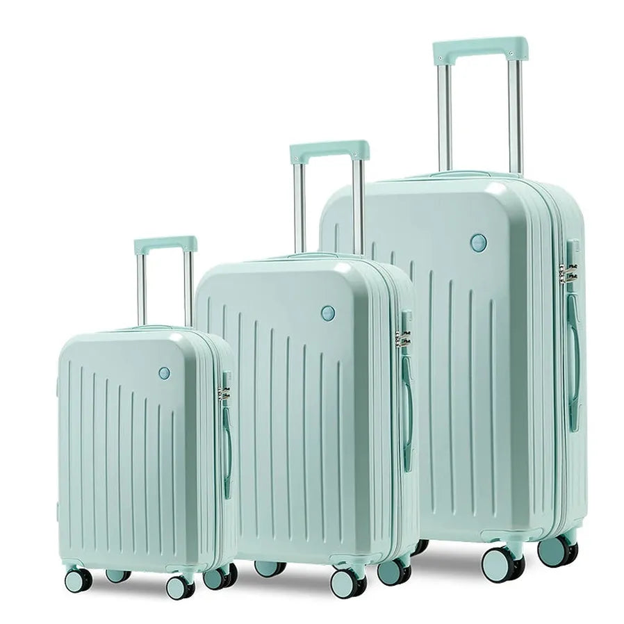 KTX-906323 3-Piece Spinner Luggage Set with Matching Carry-On - Sleek and Functional Travel Solution