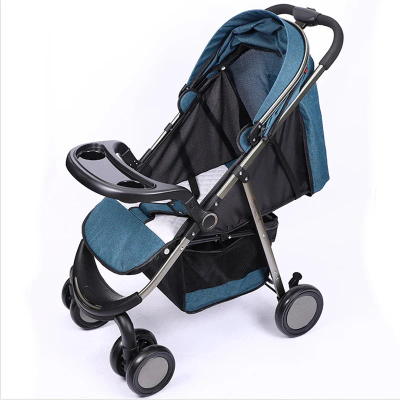 KTX-714131 Luxury Compact Lightweight Baby Pushchair with Integrated Dinner Plate for Travel