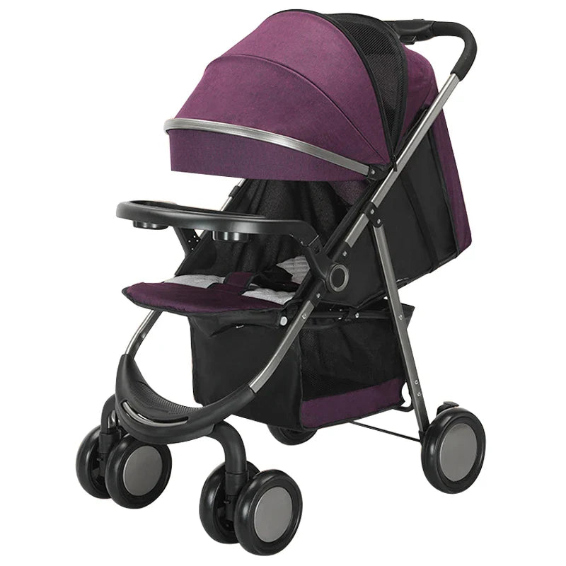 KTX-714131 Luxury Compact Lightweight Baby Pushchair with Integrated Dinner Plate for Travel