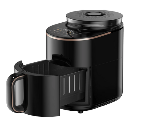 KTX-320147 Large Capacity 4.5L Steam Air Fryer - Multifunctional Cooking Pot for Home & Commercial Use