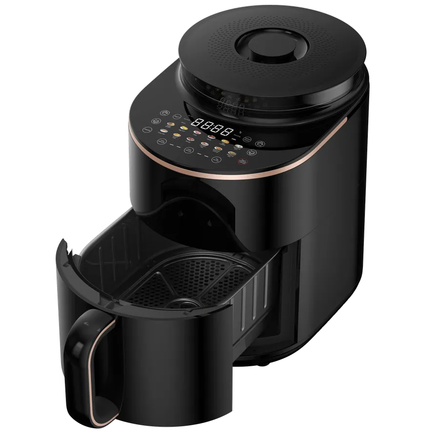 KTX-320147 Large Capacity 4.5L Steam Air Fryer - Multifunctional Cooking Pot for Home & Commercial Use