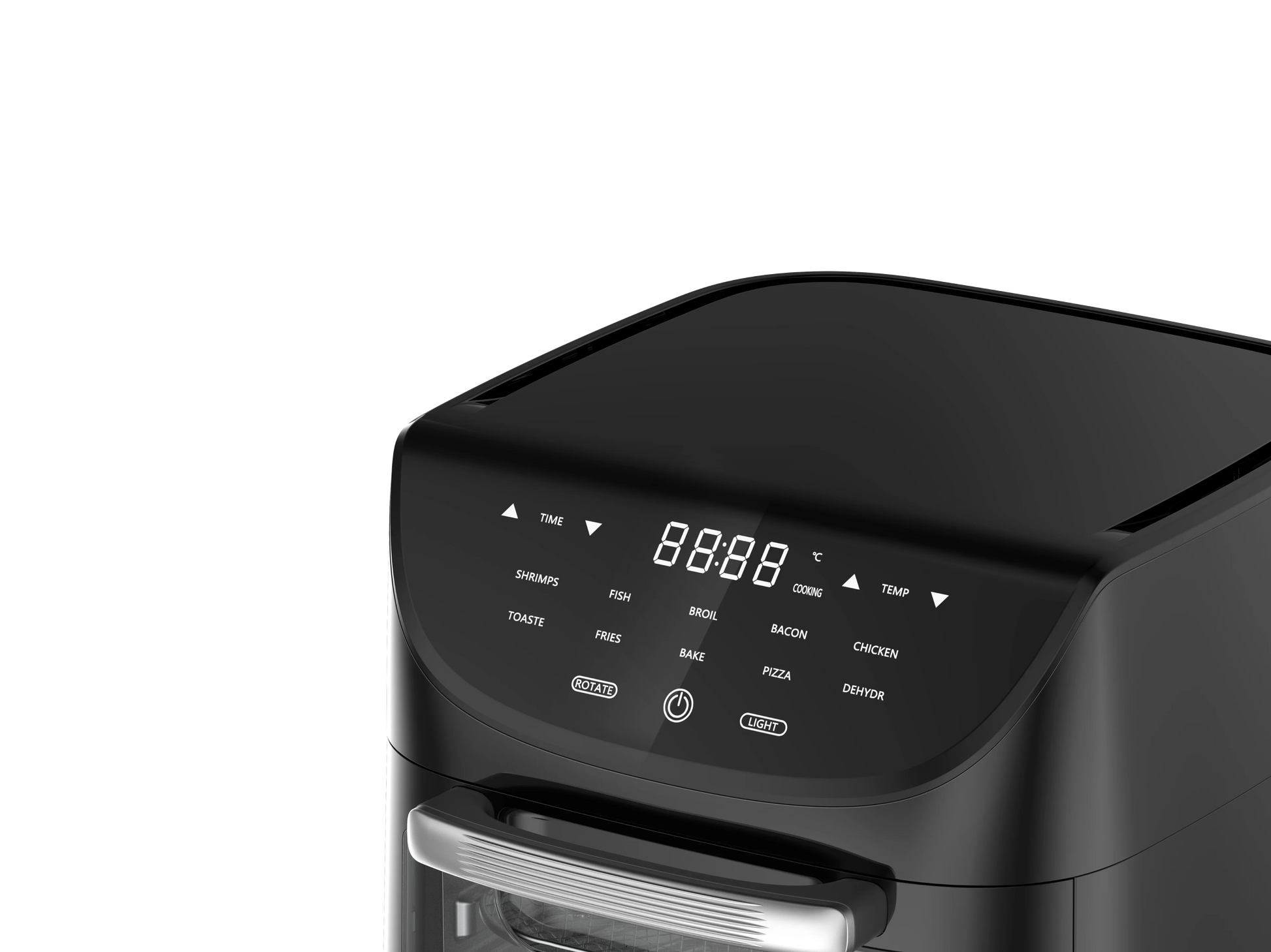 KTX-598099 Oil-Free 9L Air Fryer Oven with One-Touch Digital Controls and Presets for Cooking Chicken and French Fries