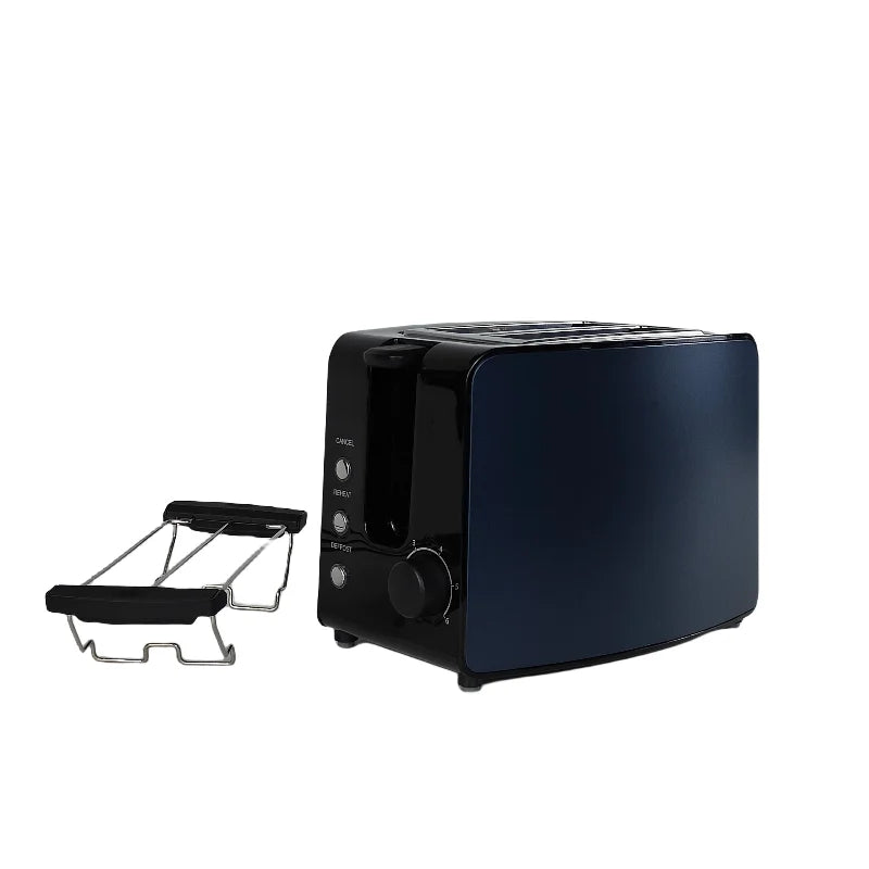 KTX-140819 2-Slice 38mm Wide Slot Breakfast Toaster with Easy-Clean Design