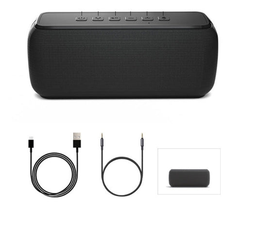 KTX-986771 60W Fabric Bluetooth Speaker with DSP, Type-C Charging, IPX5 Waterproof, and 6600mAh Battery