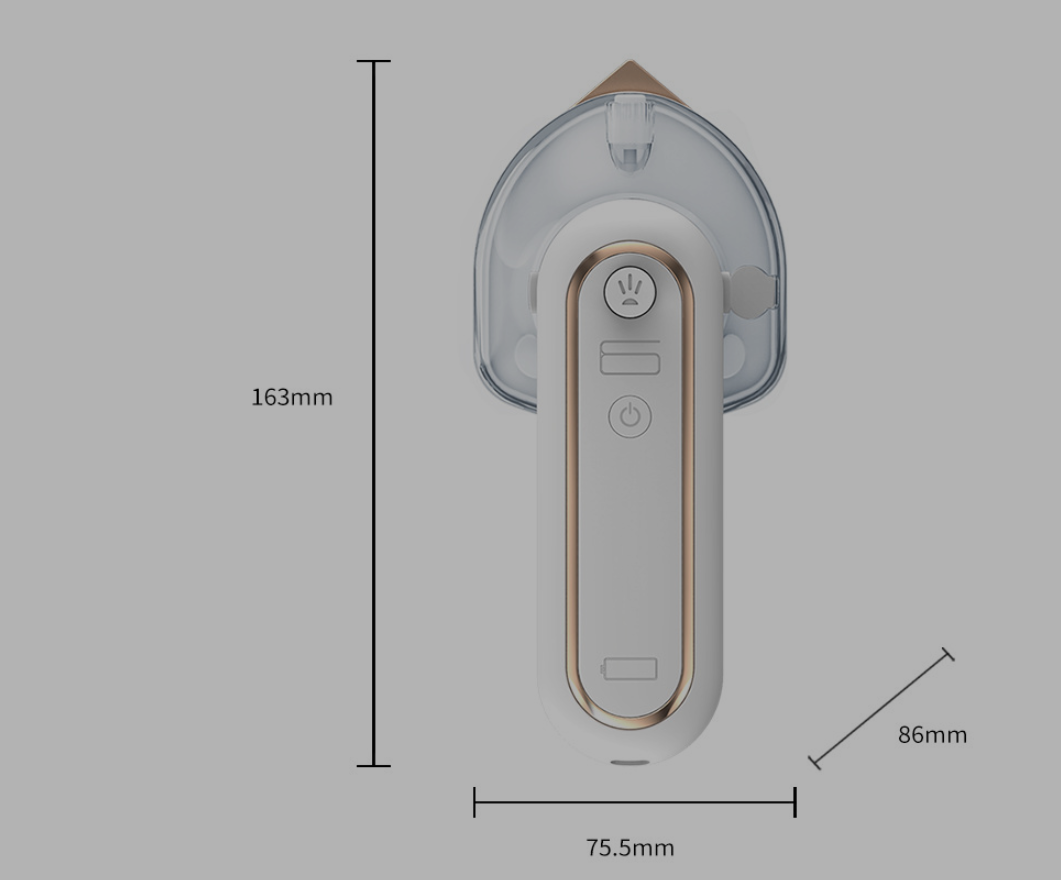 KTX-010515 Portable Rechargeable Steam Iron for Travel and Home Use