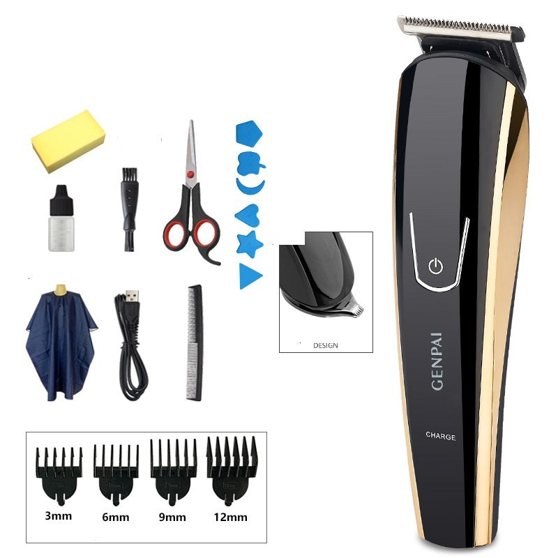 JMT-635338 Dual-Purpose Electric Hair Clipper Set with Ceramic Blades and Waterproof Design for Children and Adults