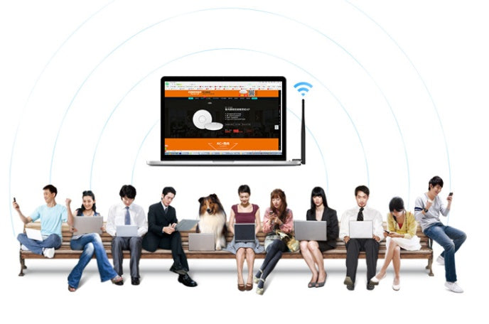KTX-141907 USB 2.0 Mini WiFi Adapter, 300 Mbps Wireless Receiver with 802.11n Support