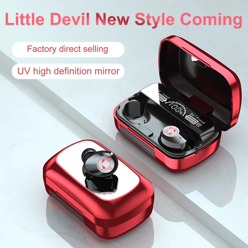 KTX-820307 Waterproof In-Ear Sports Earbuds with Touch Control and LED Display - TWS True Wireless Earphones
